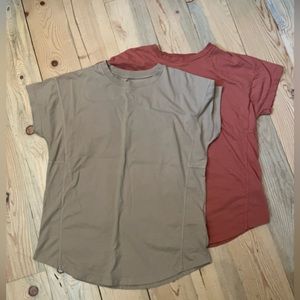 2 for 1 MWL seamed t shirts size S madewell